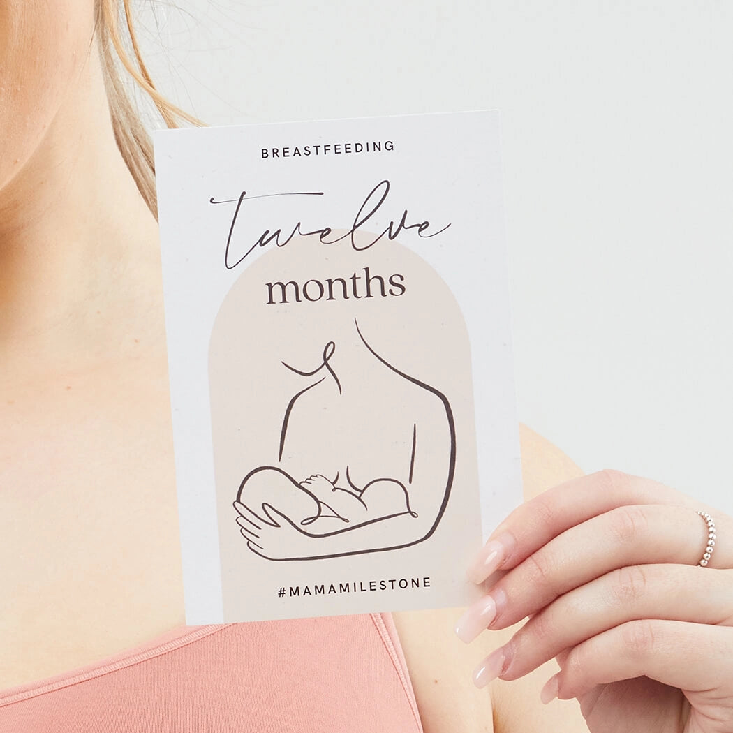 baby milestone cards set of 12