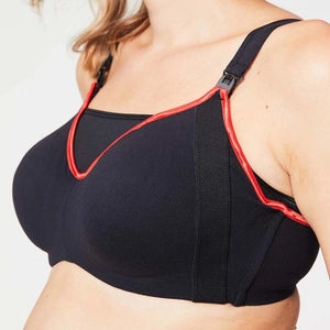 zest nursing sports bra flexi-wire support