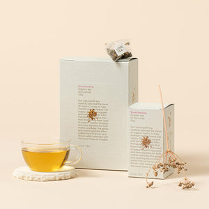 breastfeeding tea made from certified organic herbs