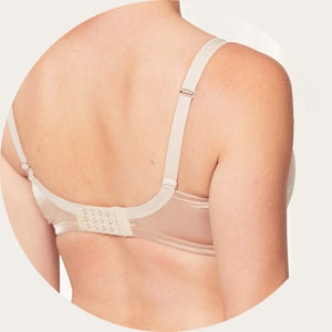 mousse plunge nursing bra six hook feature