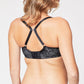 waffles contour nursing bra racerback - black
