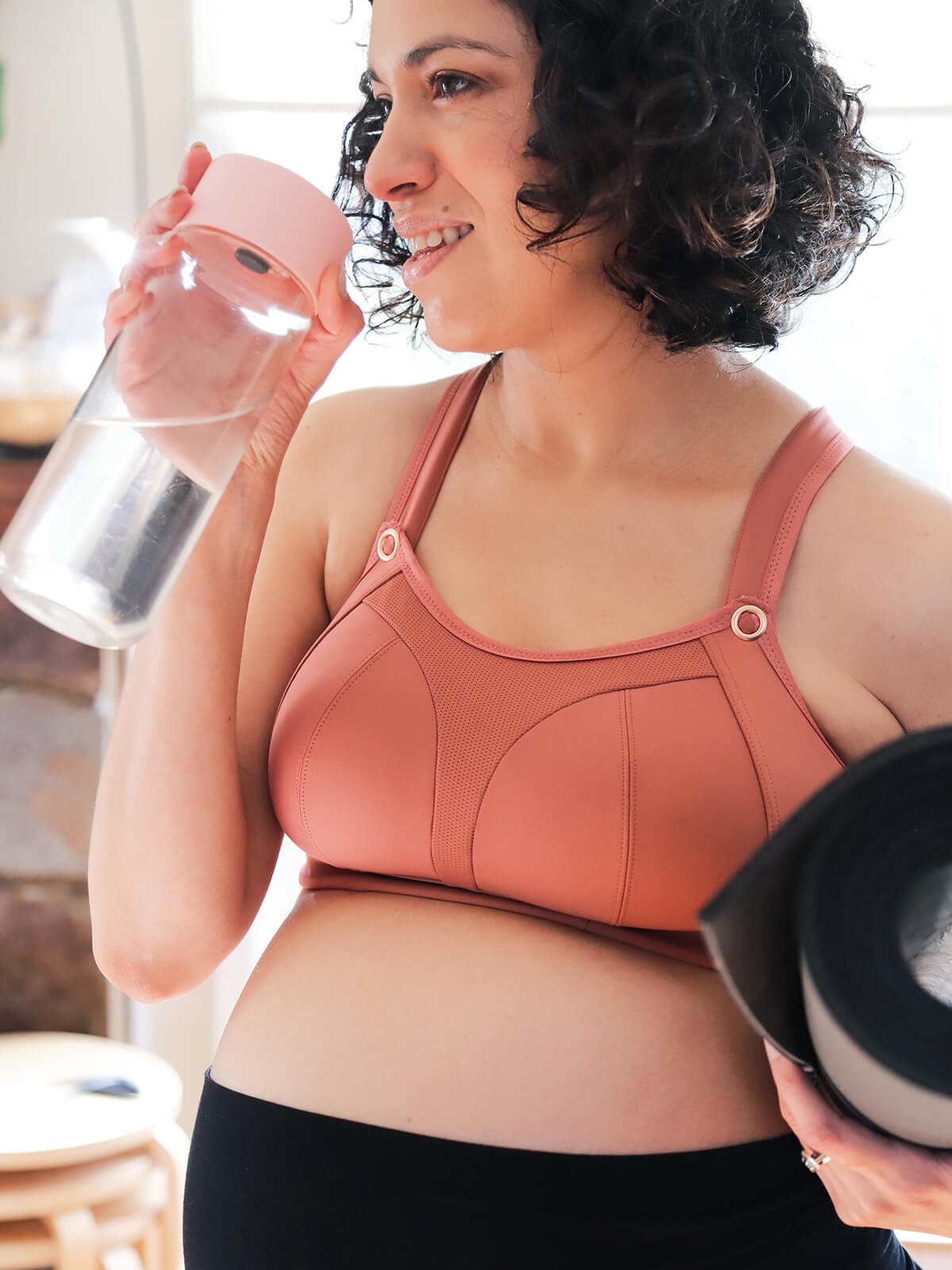 Popcorn Wire-free Nursing Sports Bra