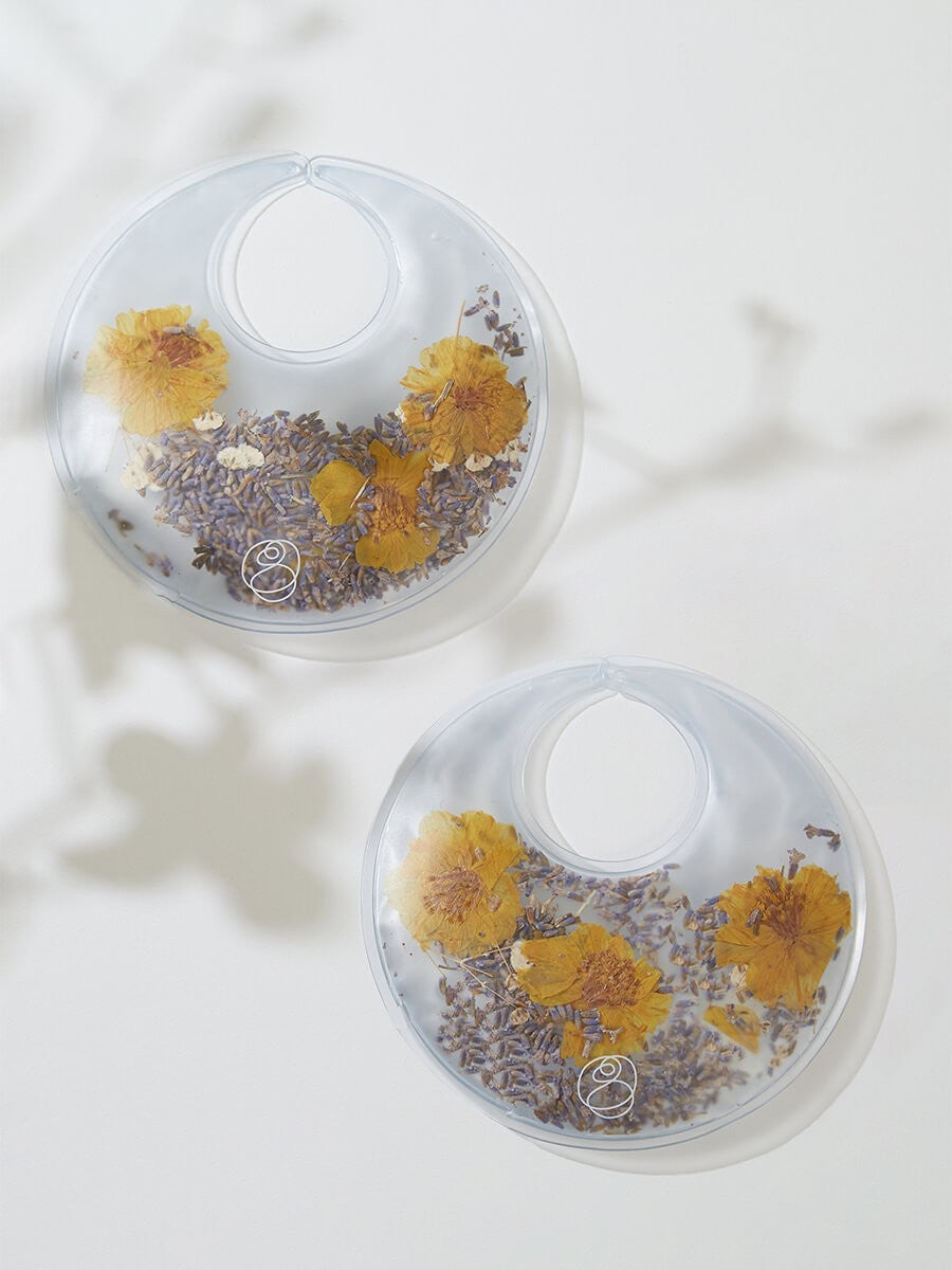 pair of warm cool bra inserts